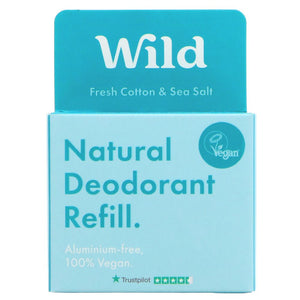 Wild Deodorant Refill  Cotton and Sea Salt – The Good Lyfe